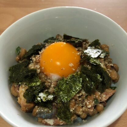 フツーの納豆ご飯に飽きて、手間をかけずにアレンジしたかったわたしにピッタリのランチでした！美味しかったです♪